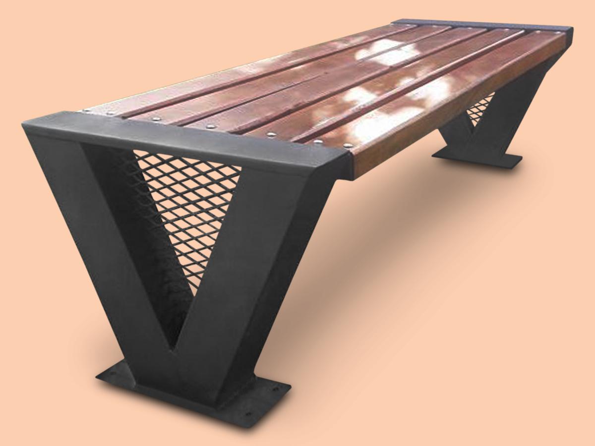 Banco para plaza 400-5 | Metalúrgica MANSILLA